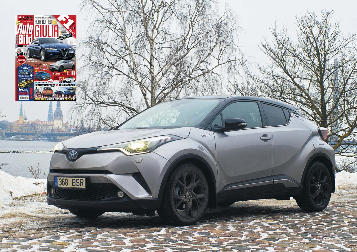 Auto Bild Latvija marta-aprīļa numurā testējam futūristisko krosoveru no Japānas – Toyota CH-R.