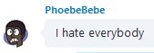 TTGuy10000's tweet photo. phoebe hates everybody
#phoebeexposed #killphoebe #makeamericagrapeagain #heilhitler #hatecrime #hortonhearsawho #greeneggsandham https://t.co/dgNtryv93Y