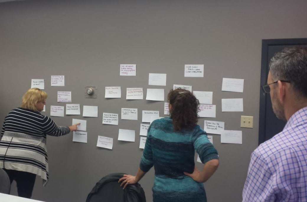 More brainstorming core competencies at SRAR. This time it was residential real estate.