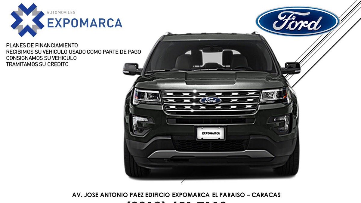 expomarcajl's tweet photo. Al mejor precio del mercado, la Nueva Ford Explorer Sport año 2016. Todos los colores. Comuniquese al 0212-4517110 
Contacto: Jennifer Lanz https://t.co/4Mg1n3r4s8