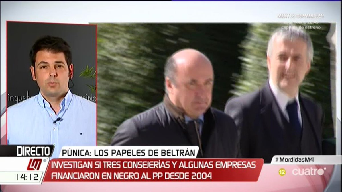 mananascuatro's tweet photo. Investigan si tres Consejerías y algunas empresas financiaron en negro al @PPopular desde 2004. #MordidasM4 https://t.co/IgE9UjioBj https://t.co/bMeSPm7Qfs