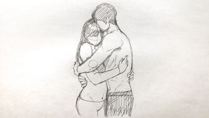 【抱擁のデッサン】動画

✨プチ解説イラスト✨

(男女の横アングル構図が
苦手な方は御参考になれば嬉しいです) 