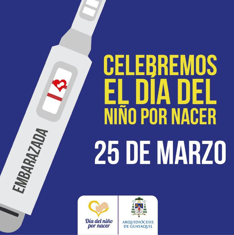 EcuadorProvida's tweet photo. Porque todos tenemos derecho a vivir, ven y celebremos juntos la Vida #25M #DiaDelNiñoPorNacer #EcuadorTeQuieroProvida https://t.co/5aOwovtNCI