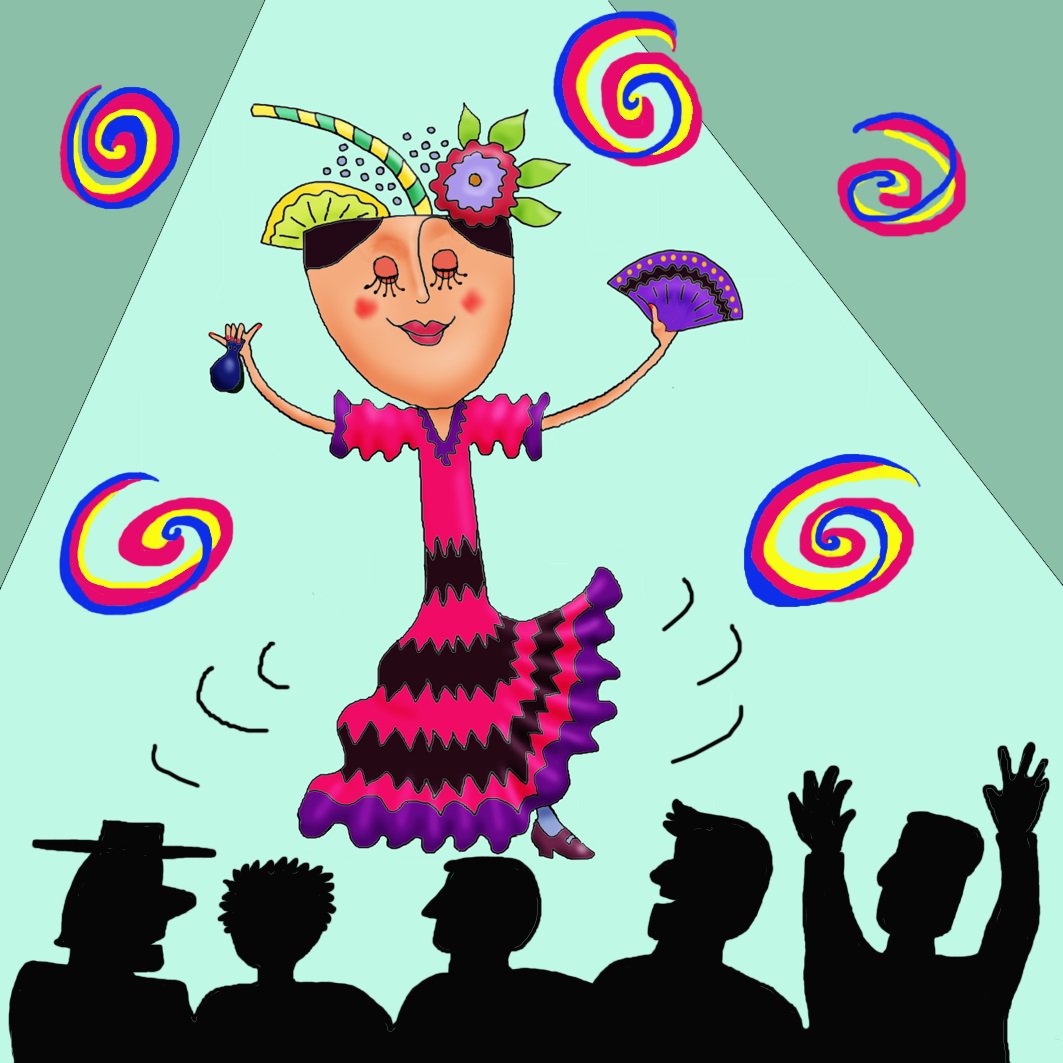 TapasTravels's tweet photo. Señorita Sangria brings music to life in the Tapas Travels adventures #Spanish #PrimaryEd https://t.co/LA5drGv4rg https://t.co/ThwwEhpSiR