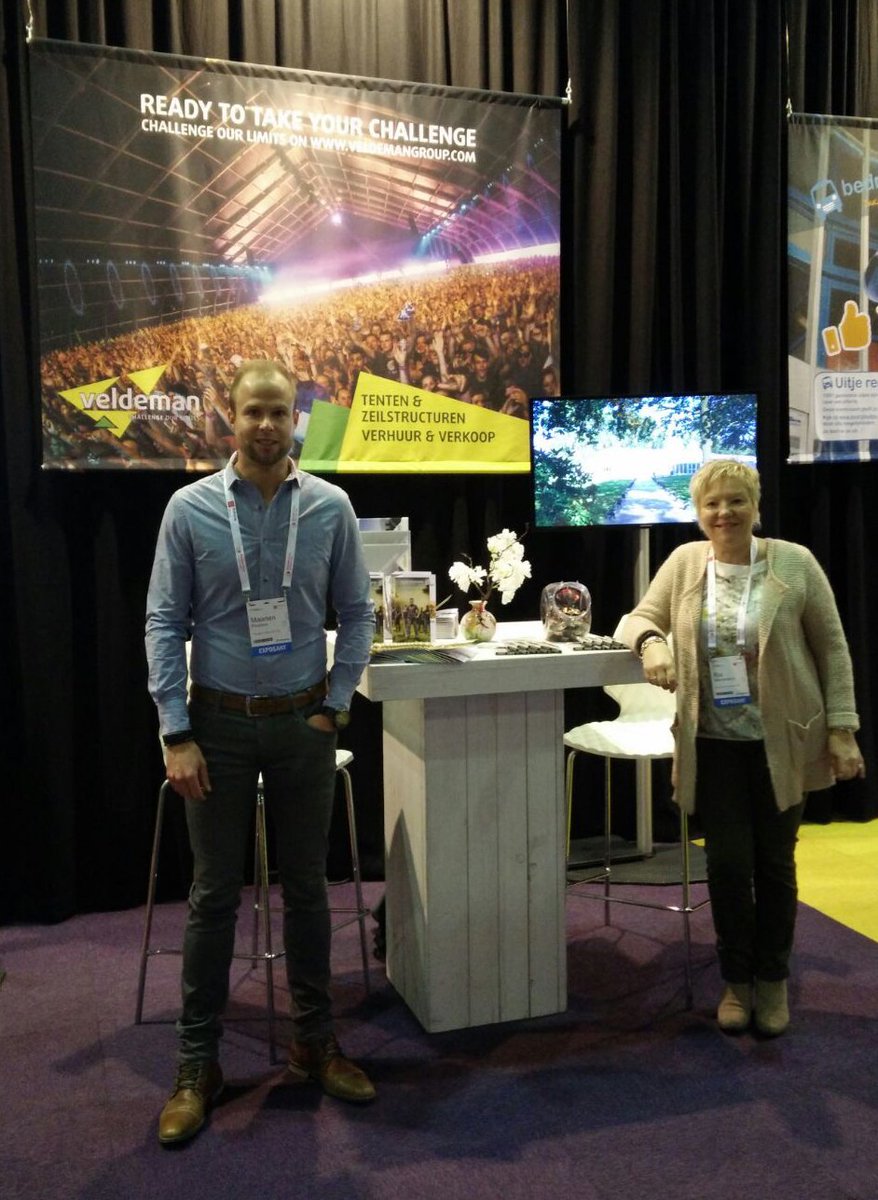 Wij staan vandaag op @evcontact in #ahoy #rotterdam en verwelkomen u graag op stand k16 voor meer info over onze creatieve totaaloplossingen