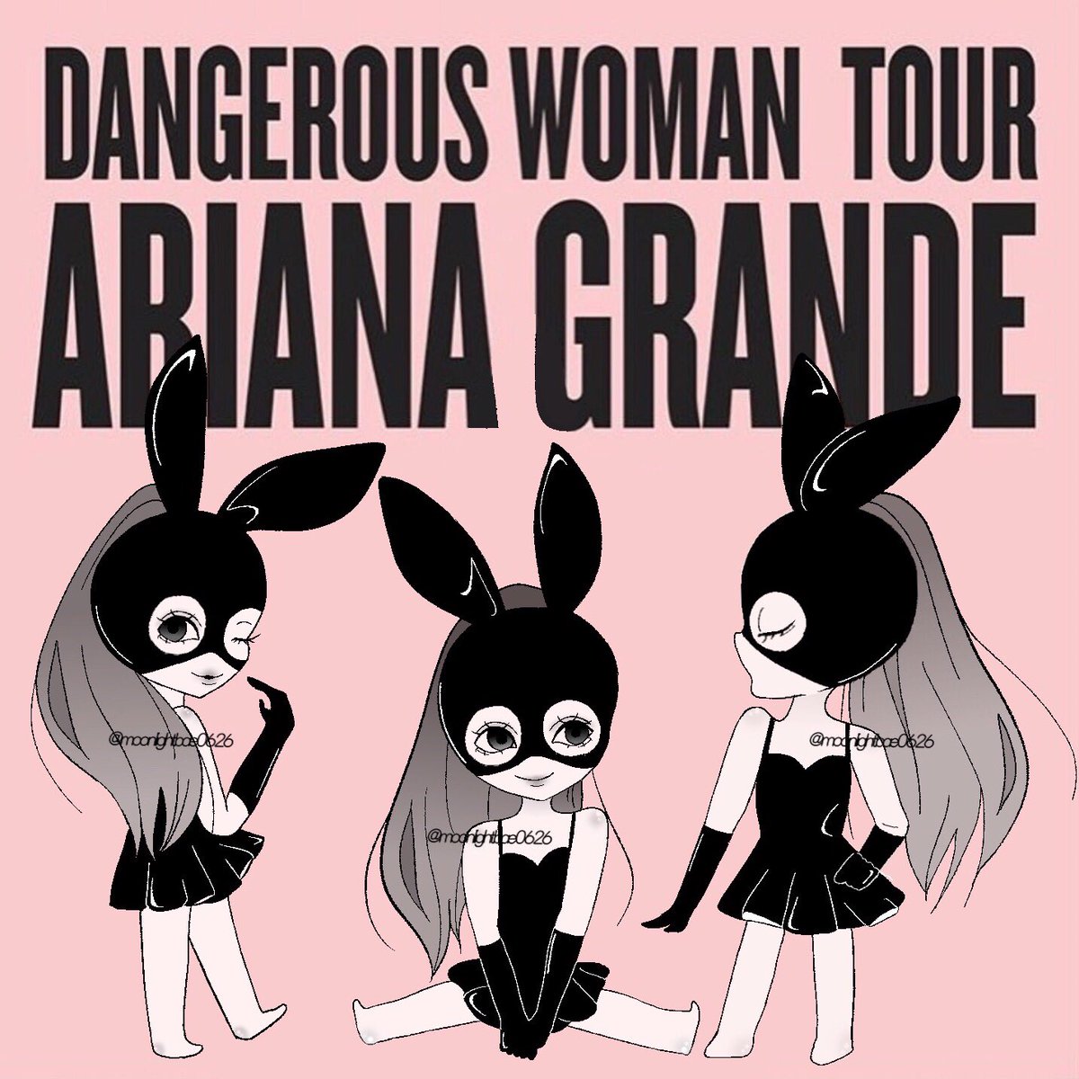 Moonlightbae0626 On Twitter Dangerouswomantour 日本きて 最近のarianaたちを描いてみた Mtv以外 Rtお願いします Arianagrande