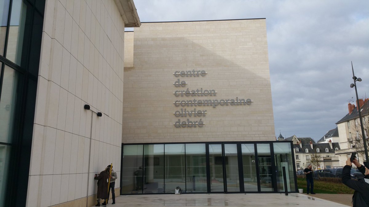ArtObserv's tweet photo. Vue du nouveau Centre de création contemporain #Olivierdebré  #Tours https://t.co/18nUTEtY6o