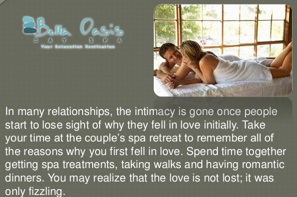 BellaOasis's tweet image. Why have a Couples Spa visit?

#SpaVisit #Couples