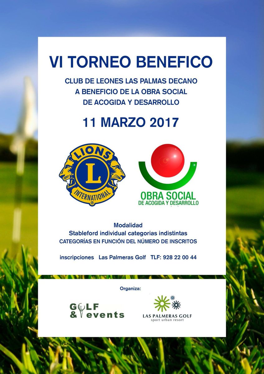 Este sábado IV Torneo Benéfico Club Leones a beneficio de la Obra Social. Magnífica respuesta de jugadores y empresas colaboradoras