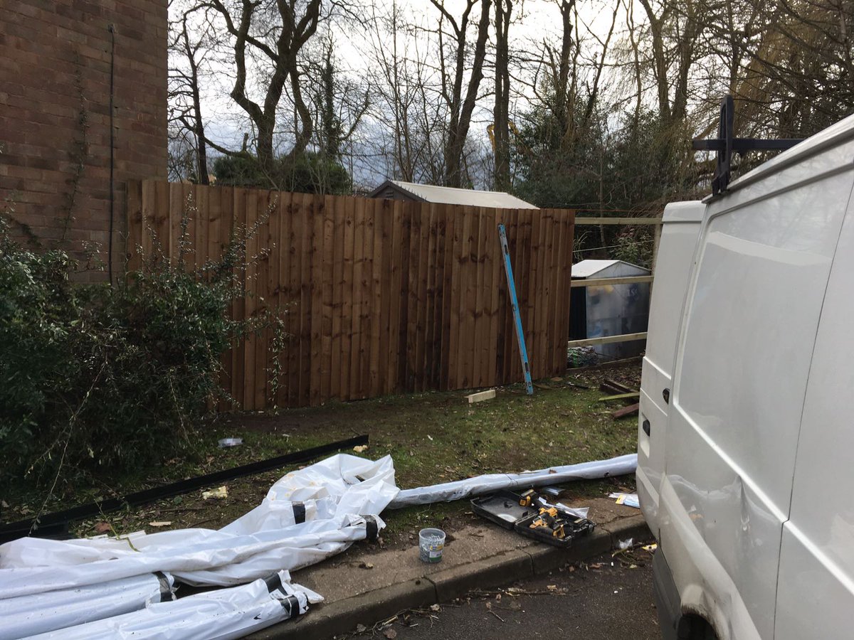 DIYDOCTORS's tweet photo. nice day to be fencing today in Brum https://t.co/wdjREM6SbO