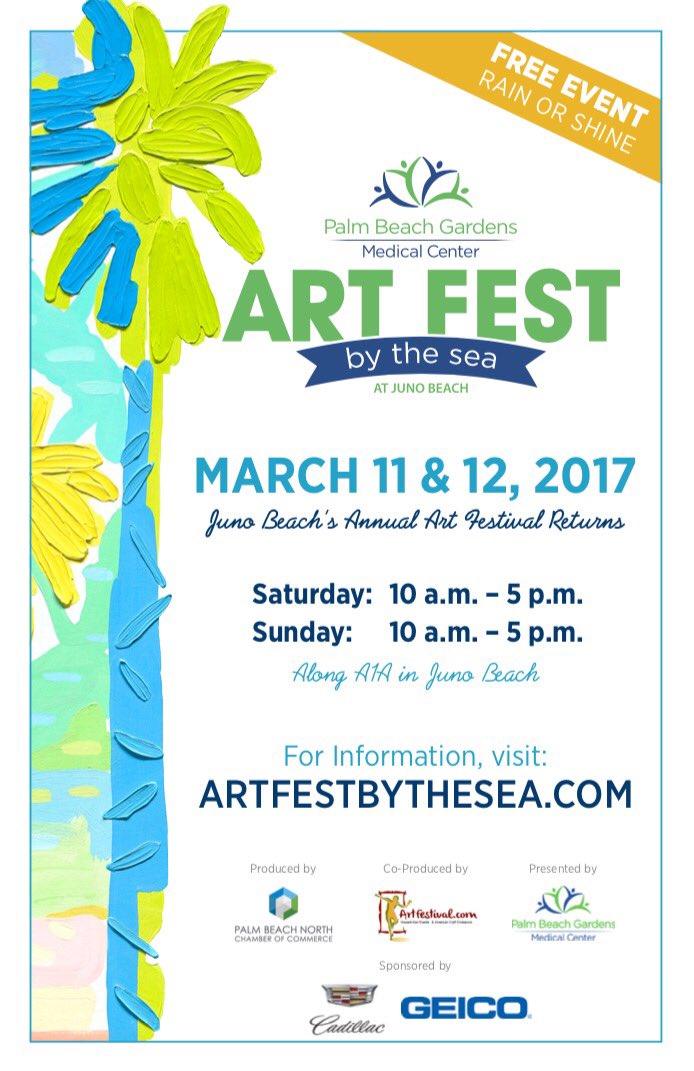 ONOMAYART's tweet photo. Don't miss this festival! #artfestbythesea #junobeach #howardalanevents #onomayart #cuttingpapers #palmbeachgardens https://t.co/dqTrl8Bf7P