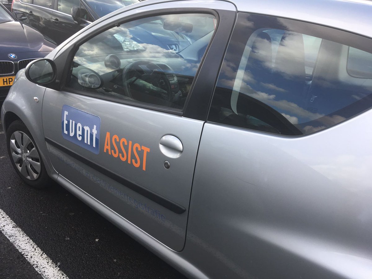 Aangekomen bij #EVcontact! Zin in!