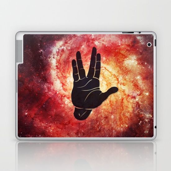 badbugs_art's tweet image. Shop Link: ift.tt/2n9U3Bj via society6 #Spocks Hand Galaxy by badbugs_art