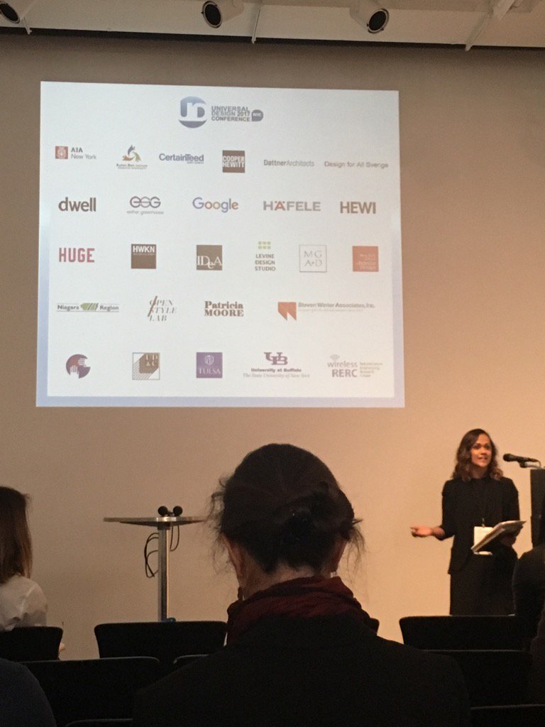 _SWinter's tweet image. Starting off a day full of great speakers! @UniversalDesNYC #accessibility #udnyc #universaldesign