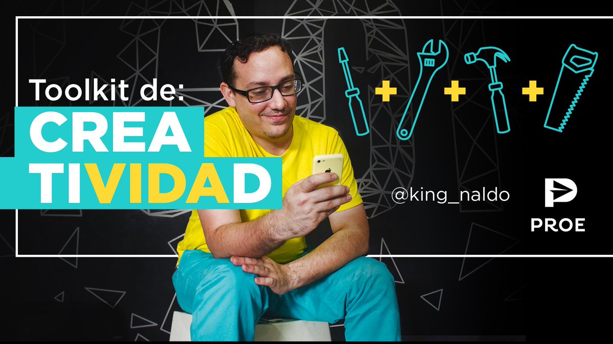 king_naldo's tweet photo. Despierta el potencial creativo y la generación de ideas en el 
"ToolKit de Creatividad"+info @proemprender #Ideas #CREATIVIDAD https://t.co/KL4EKdlksy
