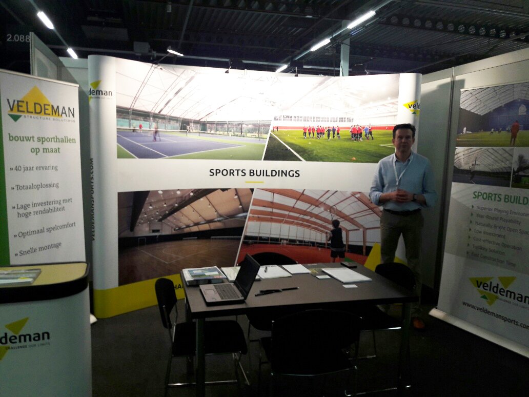 Bezoek ons op Dag vd Sportaccommodaties in Expo Houten stand 2.088. Wij informeren u graag over onze sporthallen en overkappingen. @dvdsanl