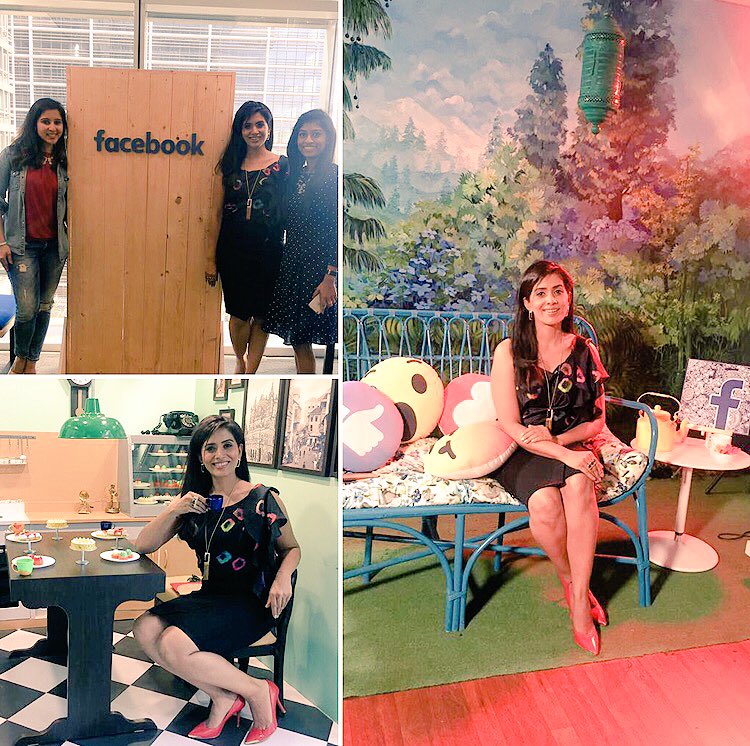 sonalikulkarni's tweet photo. Thank u #SapnaPatel for being such a fab partner @facebook 😘A fun live chat it was💃Cheers to Shweta too for helping us out😎#FB office rocks💃 https://t.co/ZGs7cqQovU