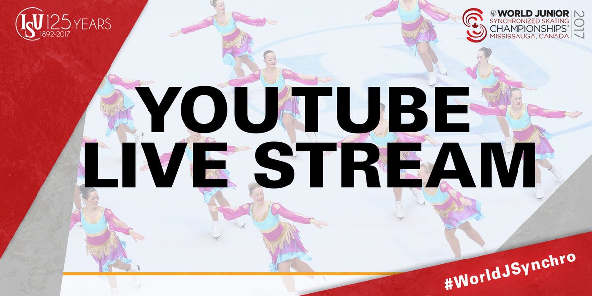 🌎🏅#WorldJSynchro

📺Live stream on Friday and Saturday? Yes please. We will bring this great event from 🇨🇦

🔗 youtube.com/user/SkatingISU