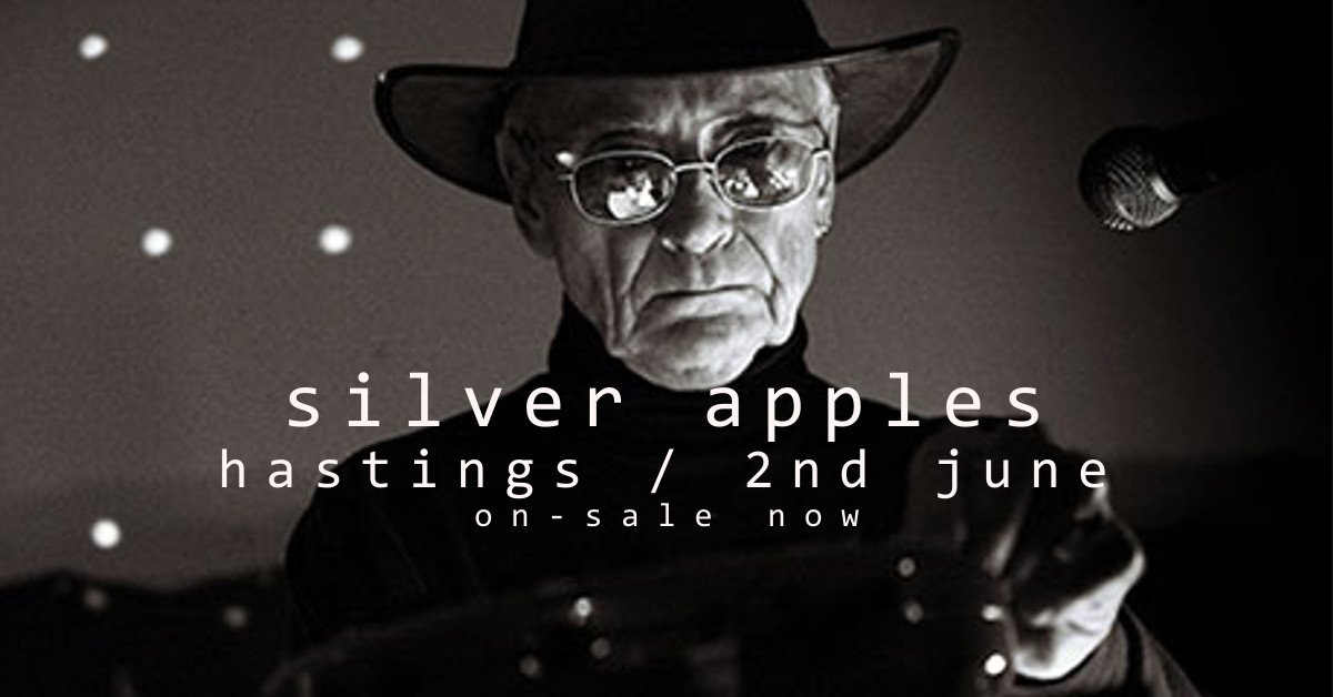 SILVER APPLES plays HASTINGS <a href="/THEPRINTWORKS14/">THE PRINTWORKS</a> with <a href="/TheeNuns/">Ye Nuns</a> 02/06 - tix <a href="/wownflutter/">Wow And Flutter shop</a> + online; facebook.com/events/2534110…