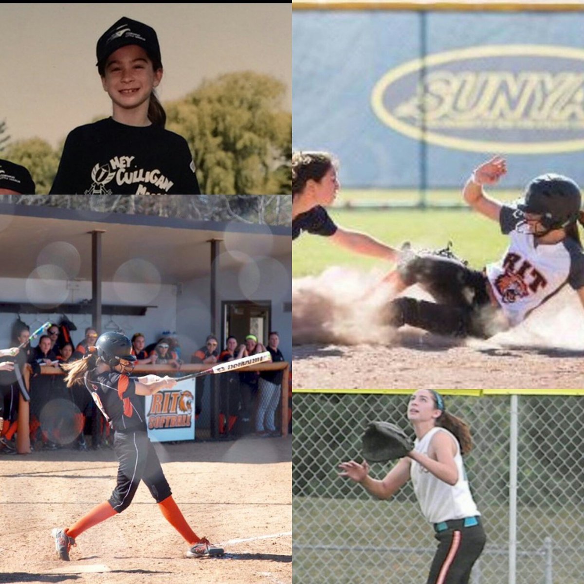 RITTigerDen's tweet photo. This week's RIT Tiger Den #throwbackthursday athlete of the week is RIT Softball's Tori Blaker!! #gettothegame #rittigerden https://t.co/ZWppT6T1h3