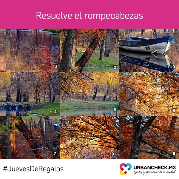 URBANCHECKMEX's tweet photo. 2. Dale RT a esta imagen y dinos cuál es el orden correcto del rompecabezas no olvides incluir el #JuevesDeRegalos y el premio que eliges. https://t.co/UddTezILmO