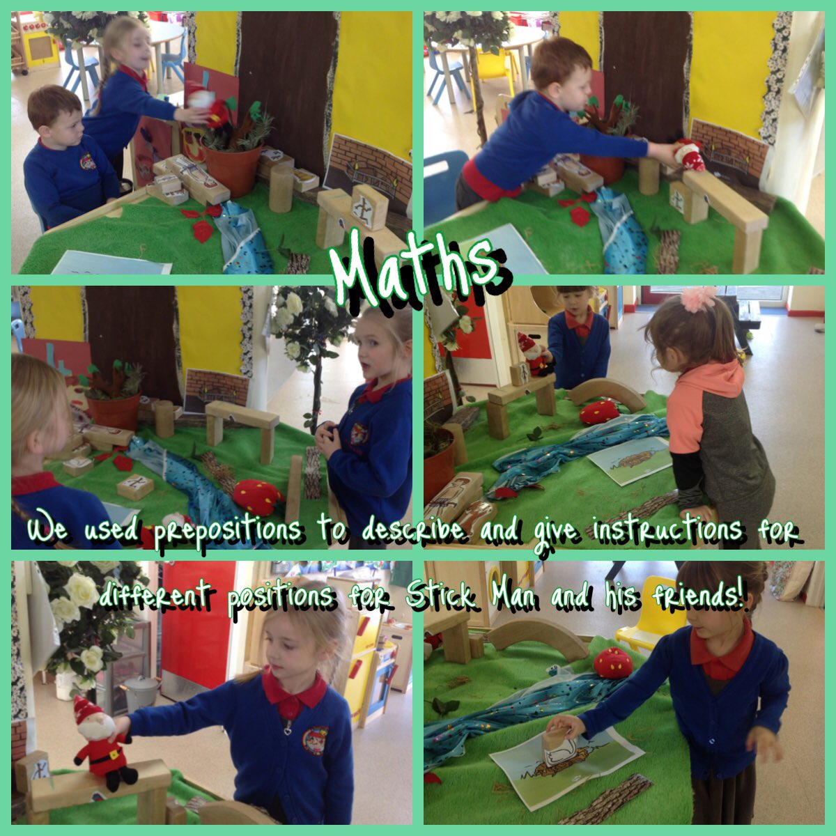 PPS_Draig's tweet image. Maths with Stick Man and his friends @Phip_Primary #phipmath 👍