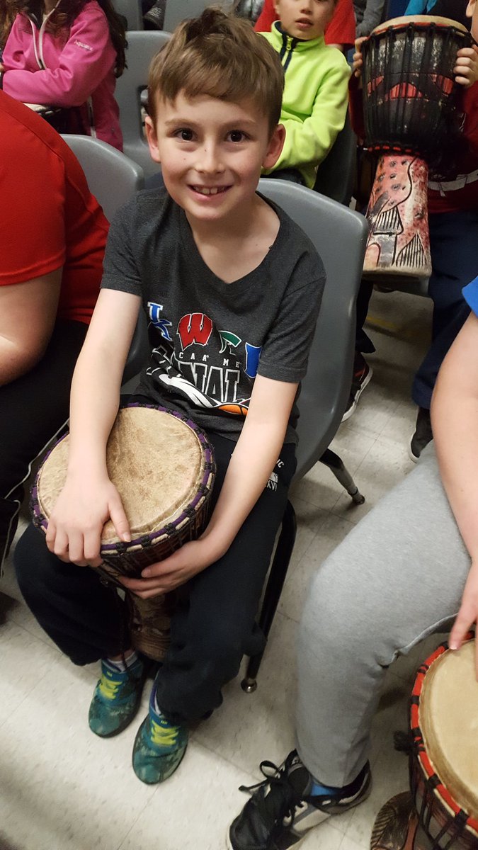 Super talented grade 3/4 drummers <a href="/popycdsb/">Prince of Peace CES</a> today for our awesome African Drumming presentation by <a href="/drumsetal/">drums</a> to celebrate Black History!