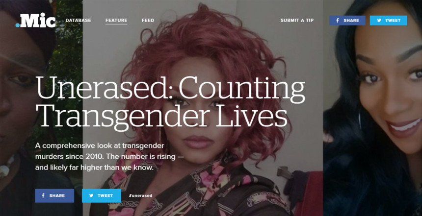 cssnectar's tweet image. New #WebDesign Inspiration - Unerased / Mic.com  cssnectar.com/css-gallery-in…  on CSSNectar.com @four32c