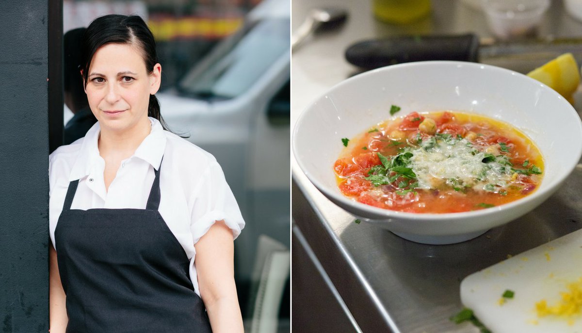 SplendidTable's tweet photo. The Key 3 returns! Upcoming ep. features chef Amanda Cohen @dirtcandy and recipe for Chickpea Tomato and Rosemary Soup. #ComingSoon #TheKey3 https://t.co/4j0eOXlEjj