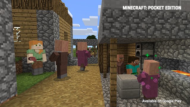 Google Play on X: Finally! Villager Trading is coming to @Minecraft  Pocket! Plus 25 new skins from the farthest corners of the world.    / X