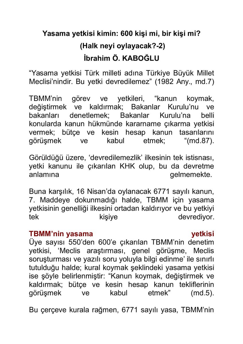 Yasama yetkileri Yasama yetkileri
