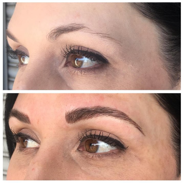 Msbrowsaz's tweet image. Gone are the days of searching for an arch. Her eyebrow's arch is now more defined as ever and ready to take on the day!