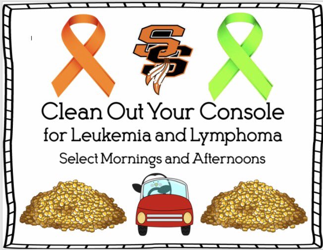 Tomorrow morning we will be collecting spare change all around the school! Get ready to clean out your console for cancer research🏥