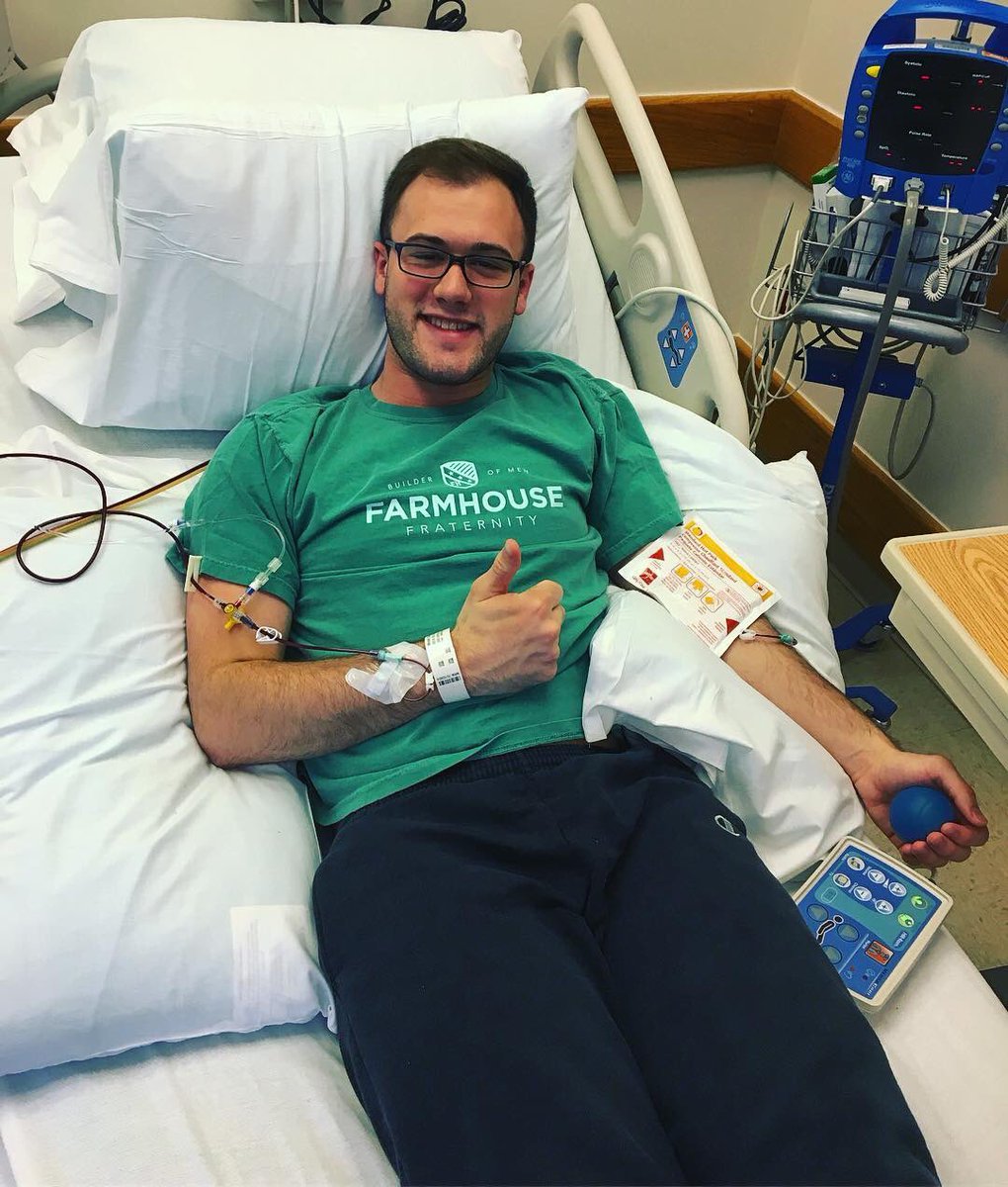 FarmHouse1905's tweet photo. @PFarmHouse brother provides a potentially life-saving donation through a connection made by @bethematch #promiseofservice https://t.co/NXLfRwaImC