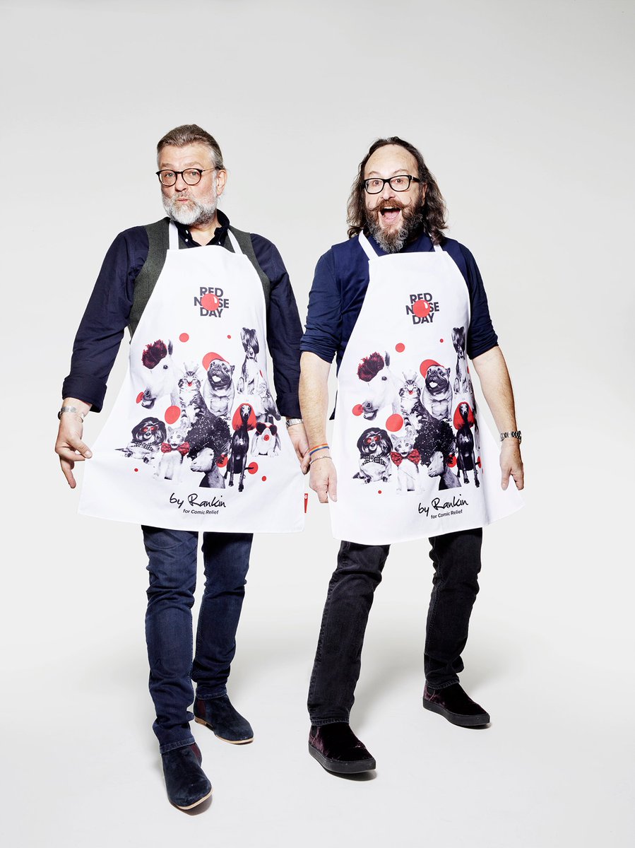 HairyBikers's tweet photo. Grab your apron and raise some dough for @comicrelief! Head to your local @HomeSenseUK to get your official @rankinphoto designer apron 🔴 https://t.co/HaEzSBrPTw
