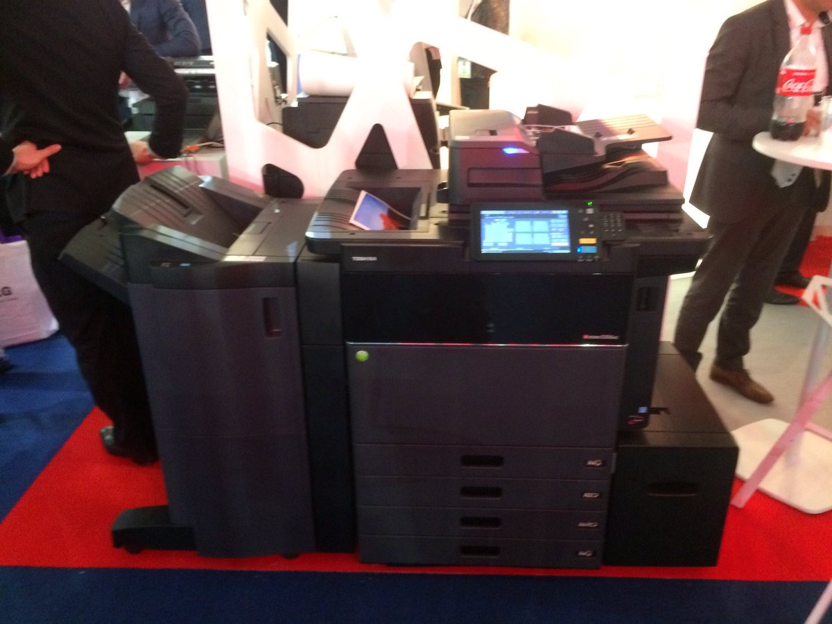 datamaster_FR's tweet photo. Les derniers #MFP évalués par le #DataMasterLab à 5/5 étoiles sont en démonstration sur le stand #Toshiba #ITPartners https://t.co/DF3nDt9Nar