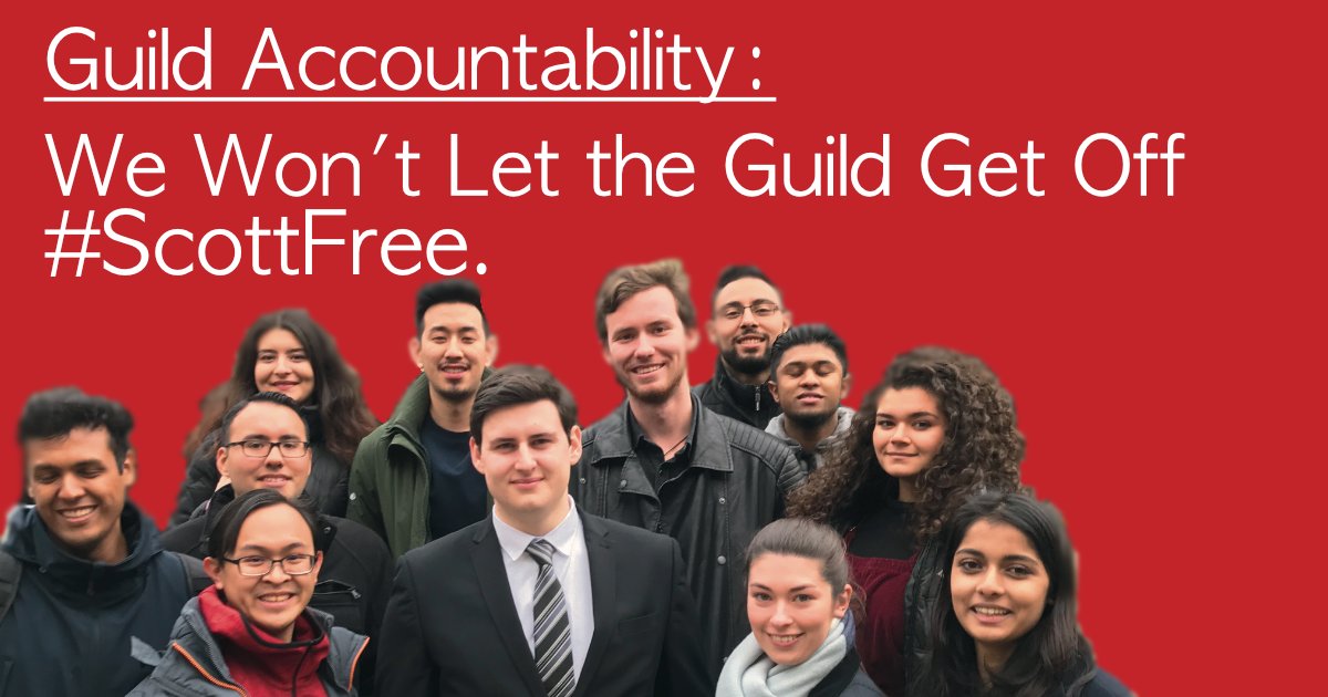 Scott4GuildPres's tweet photo. I will hold weekly surgeries, introduce a Women's officer and an LGBT Officer.

Vote Scott Johnston
Don't let the guild get off #ScottFree https://t.co/ZrUqGAXc2O