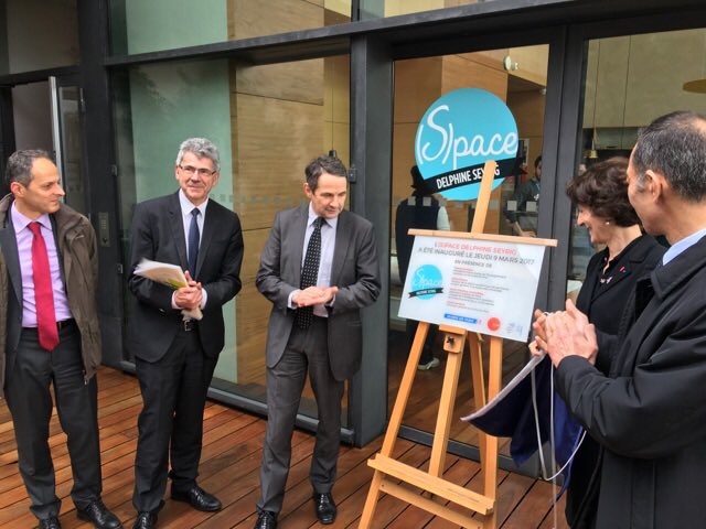 Nous venons d'inaugurer en présence du Ministre le (S)Pace Seyrig, nouveau lieu innovant d'étude et de convivialité pour les étudiants.