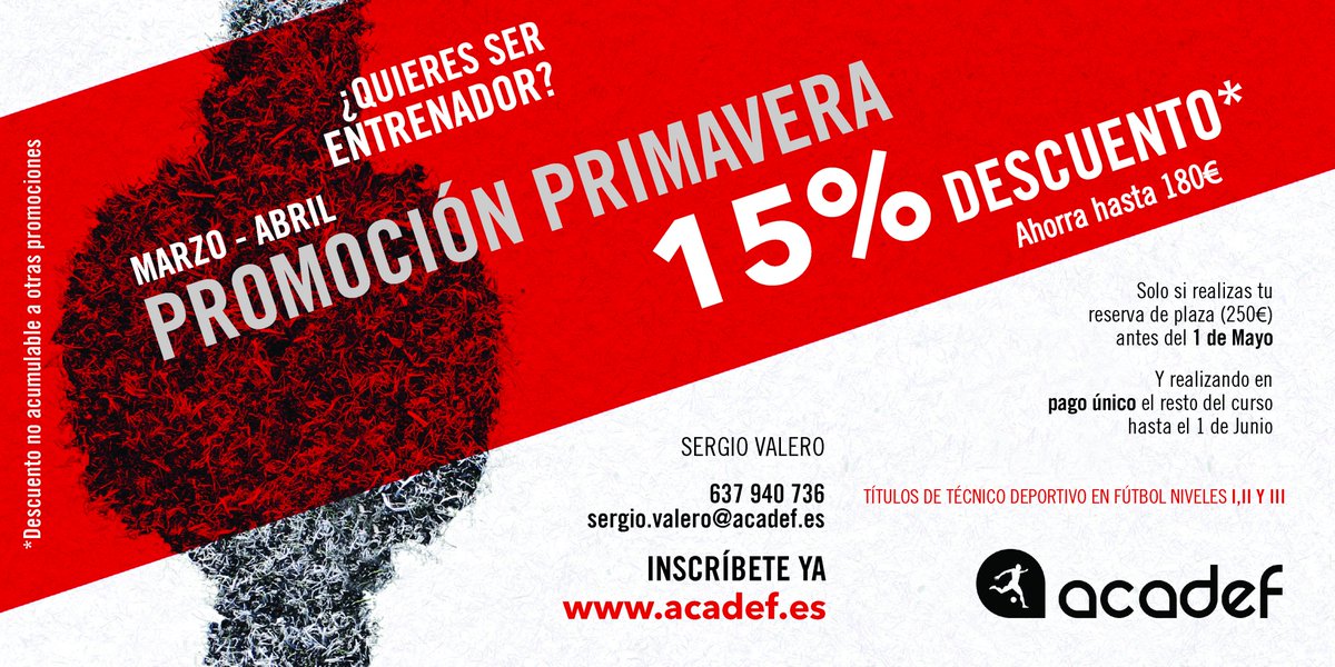 ¡En primavera los precios se alteran! 💃 Aprovéchate ya de nuestra promoción para el curso intensivo de verano. +Info acadef.es/horarios-curso…
