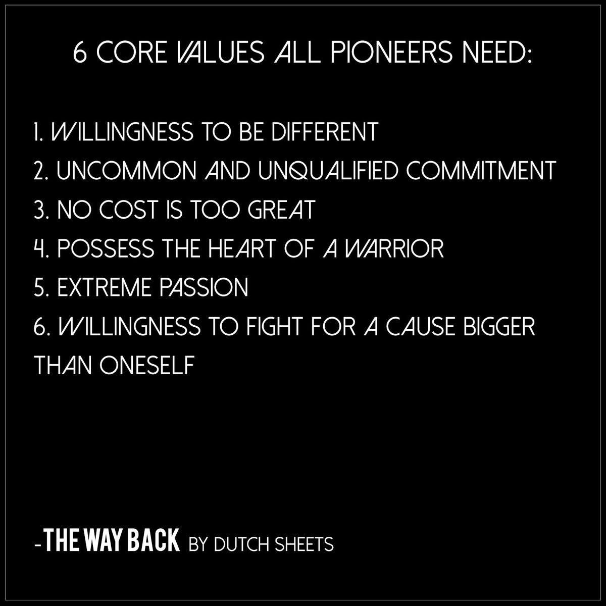 dutchsheets's tweet photo. #TheWayBack #6corevalues #extremepassion https://t.co/EUVBroVxiZ