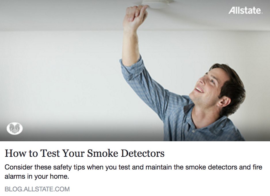 SandersInsur's tweet image. Daylight saving may be a good time to test your smoke detectors. Learn how! - al.st/2e2VZvw