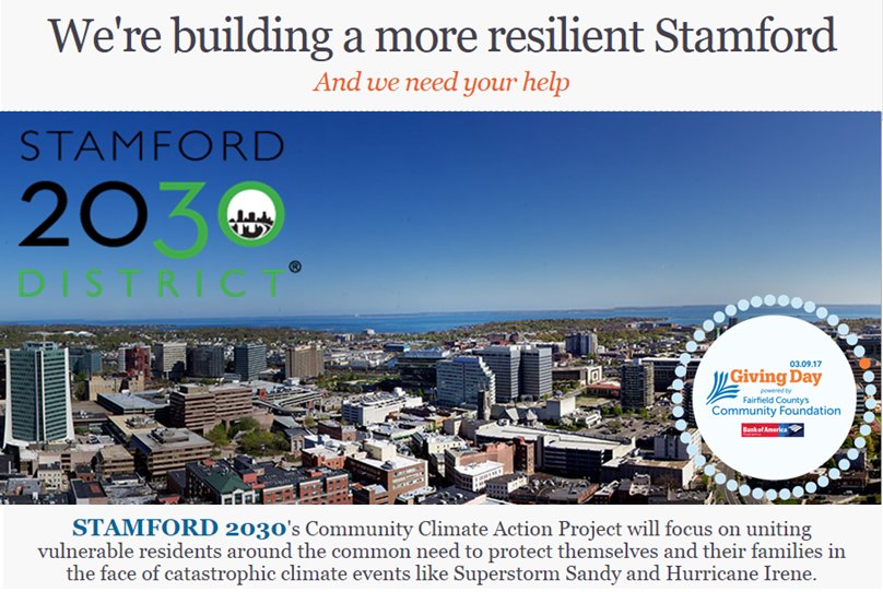 Stamford2030's tweet photo. There are 3 easy ways you can help us build a stronger community today! #FairfieldCountyGives #onecoastonefuture https://t.co/LuFvcxUiTi https://t.co/Edzr3dpS58