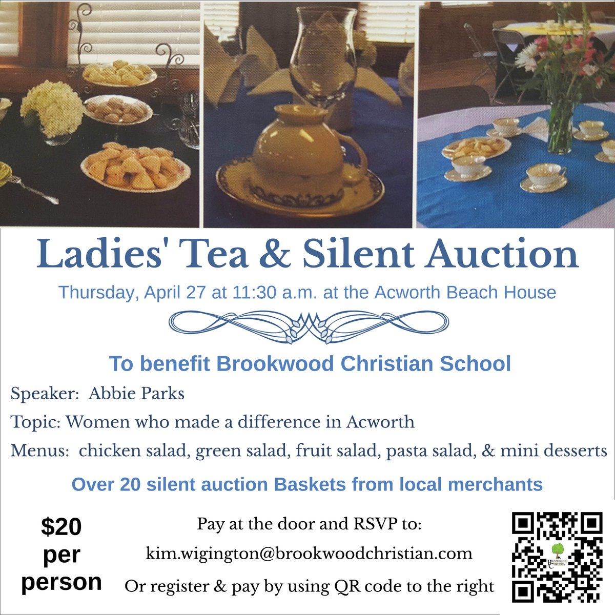 BCLS10's tweet photo. Disney Passes &amp; 4 #mabelplus sessions @PearlsSpa!  At the #BCSLadiesTea auction sponsored by @LakeCityAH.  More to come! @_Fundraisers https://t.co/UCgj083tPQ