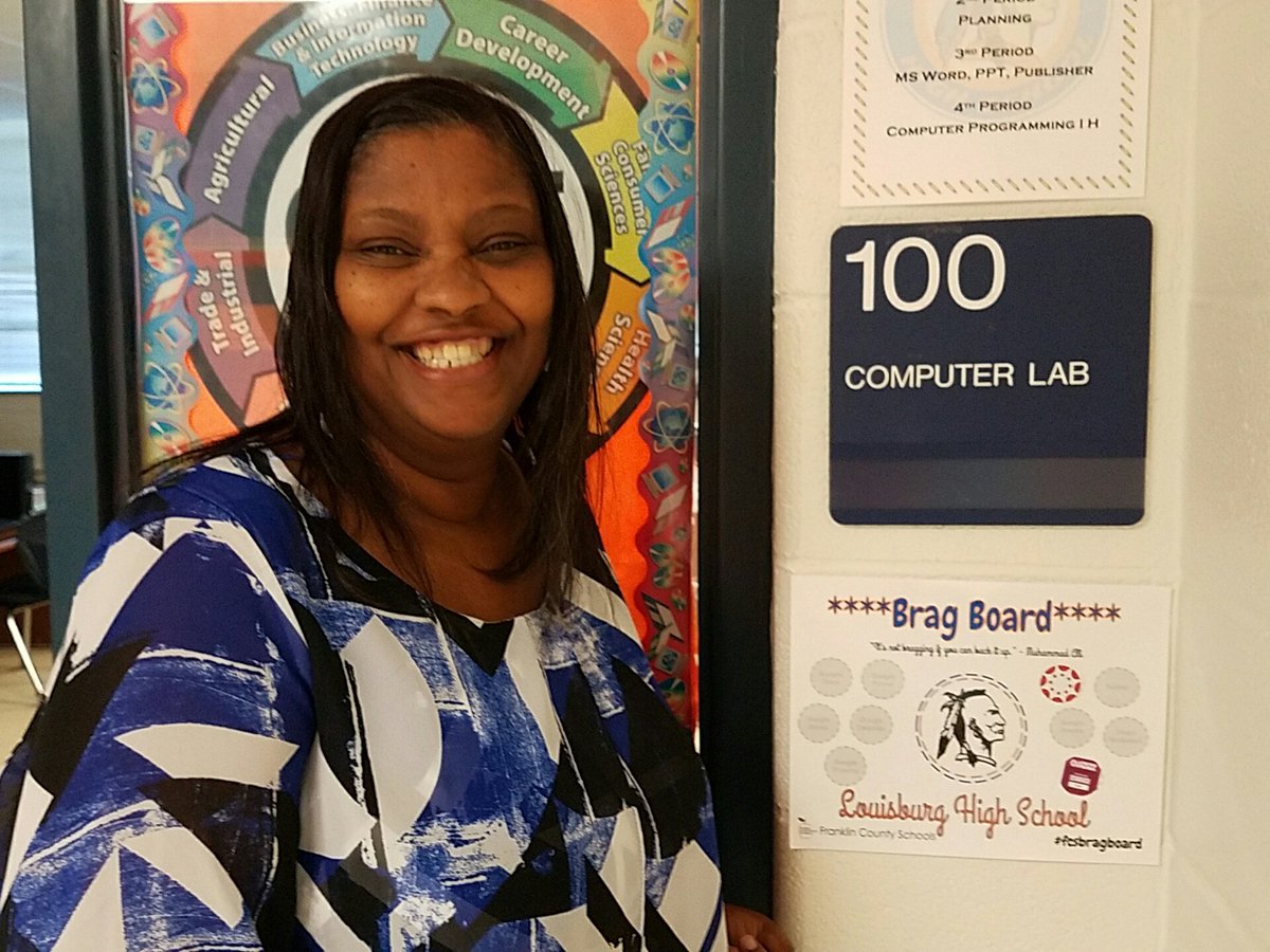 SondraAyscueFCS's tweet photo. "I'm gonna work on #googleforms tonight!" #fcsbragboard party continues! #justneedtime @LouisburgHSFCS @sylviaallen046 https://t.co/zrLrw0y5kU