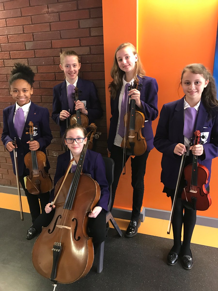 _MissKingston's tweet photo. Year 9 musicians &amp; String Ensemble ready for their lunch time concert next Friday, exciting! @AldersleyHighSc https://t.co/qYjmjylcKt