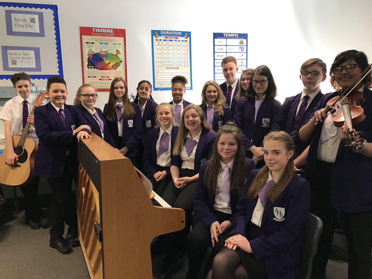 _MissKingston's tweet photo. Year 9 musicians &amp; String Ensemble ready for their lunch time concert next Friday, exciting! @AldersleyHighSc https://t.co/qYjmjylcKt