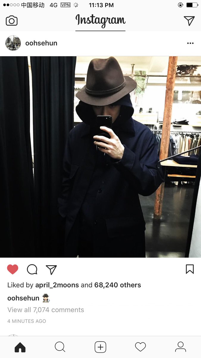BestSehunMOU's tweet photo. #훈스타그램 #sehun hunnie 's ins updated. 🕵🏻‍♀️ https://t.co/Zm4hKSCdbq