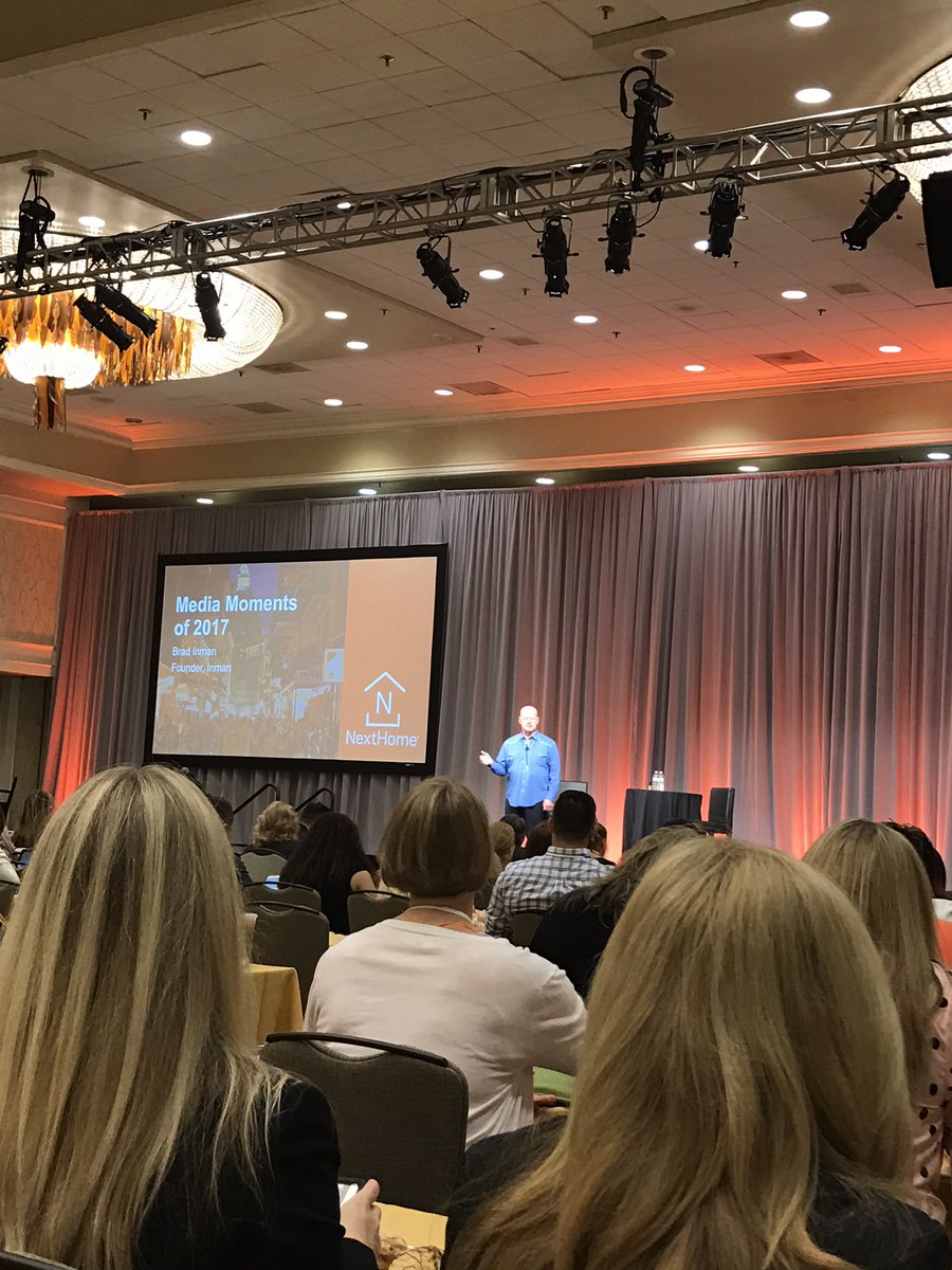 AlicePakSF's tweet photo. @bradInman speaking on media moments of 2016 at NextHome conference 2017 #next2017 @InmanNews @InmanConnect @nexthomere @sindeo @sindeopro https://t.co/gCFrbbiLPY