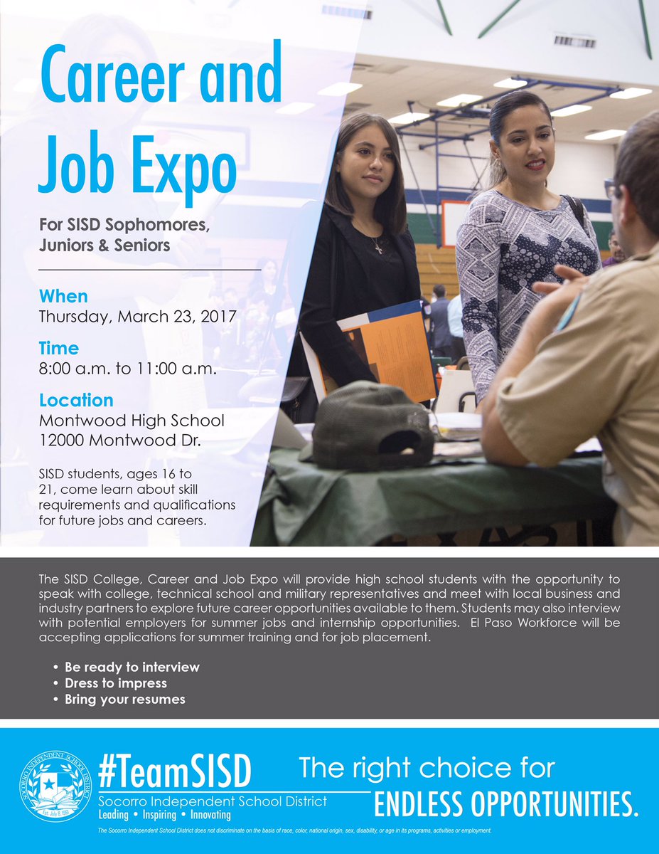 Socorro Isd On Twitter Sisd Second Annual College Career And