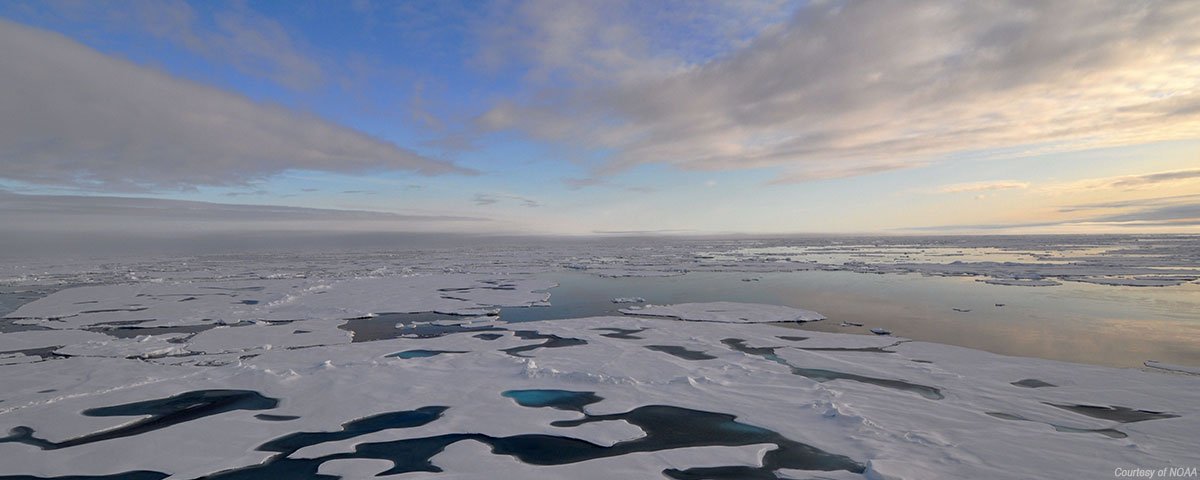 NOAANCEIocngeo's tweet photo. Sea ice reaches its maximum extent in March, covering more of the Arctic ocean in ice than any other time of year: https://t.co/Uc8ADW4LTZ https://t.co/r3R1qmseCR